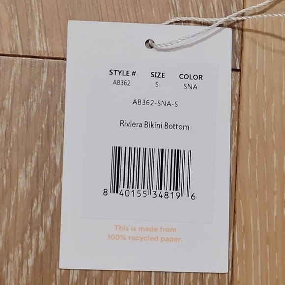 Andie swim Snake The Riviera belted bikini bottom size Small NWT - Picture 9 of 11